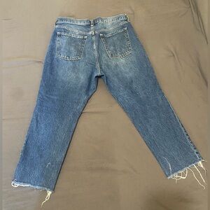 Extra High Rise dark blue jeans, Old Navy! Size 14:)